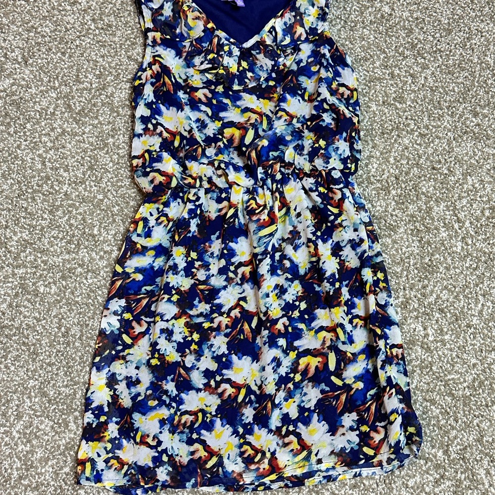 Bebop Kids Floral Dress - Girls Size Small 7/8 EUC